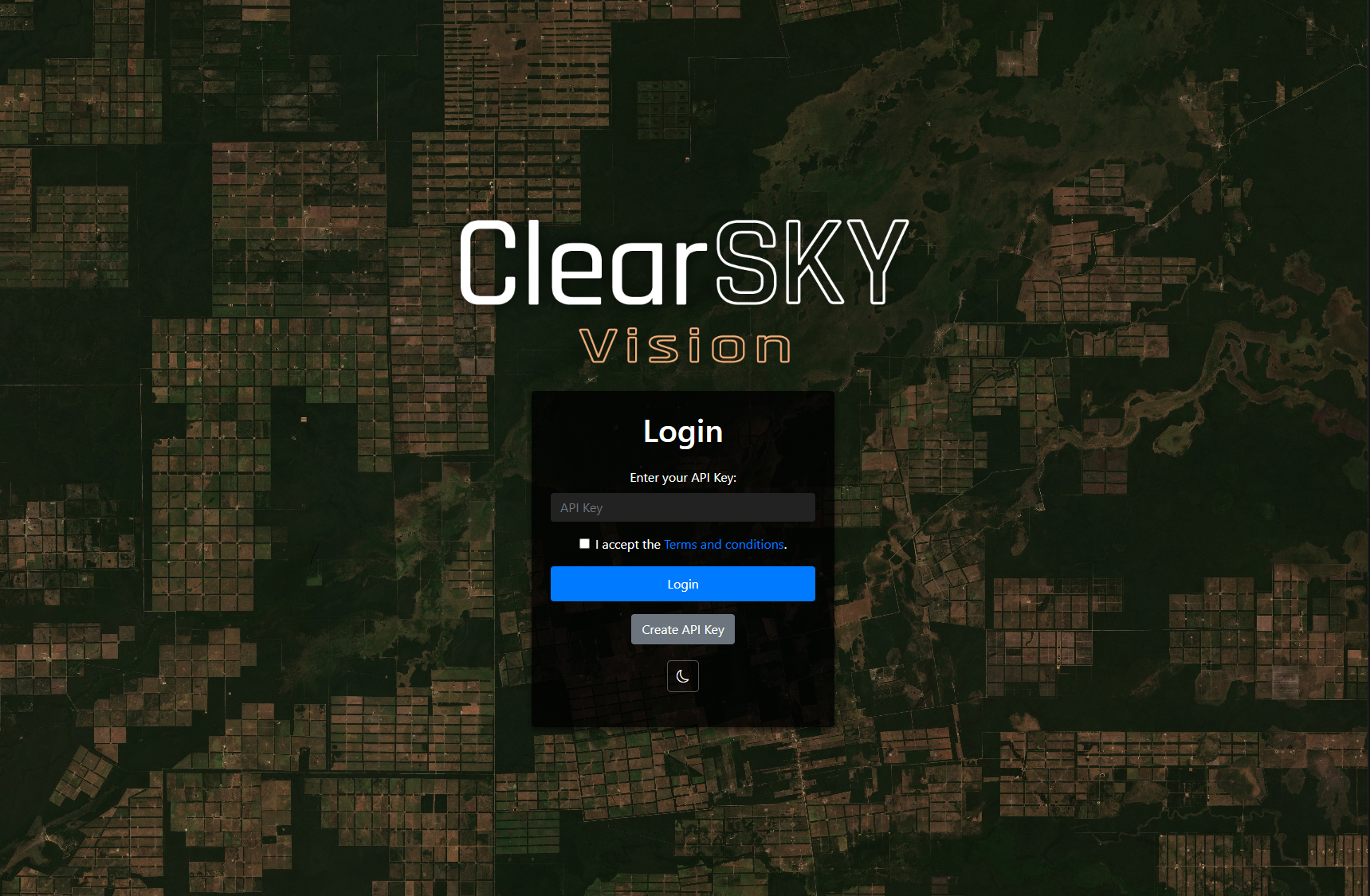 ClearSKY ordering and tasking UI