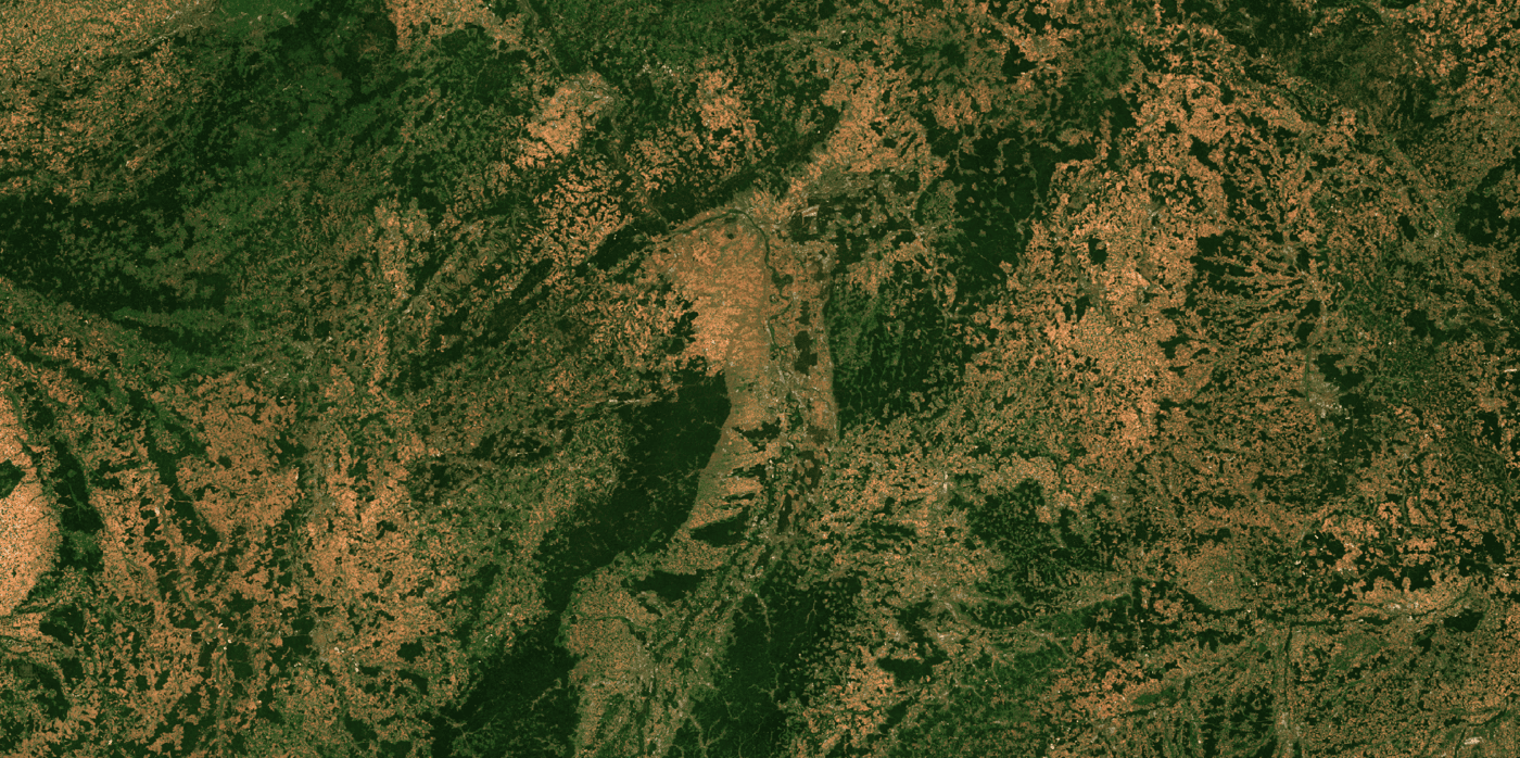 Three Sentinel-2 satellites coverage