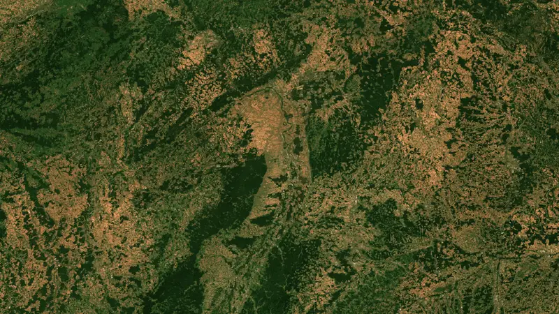 Three Sentinel-2 satellites coverage